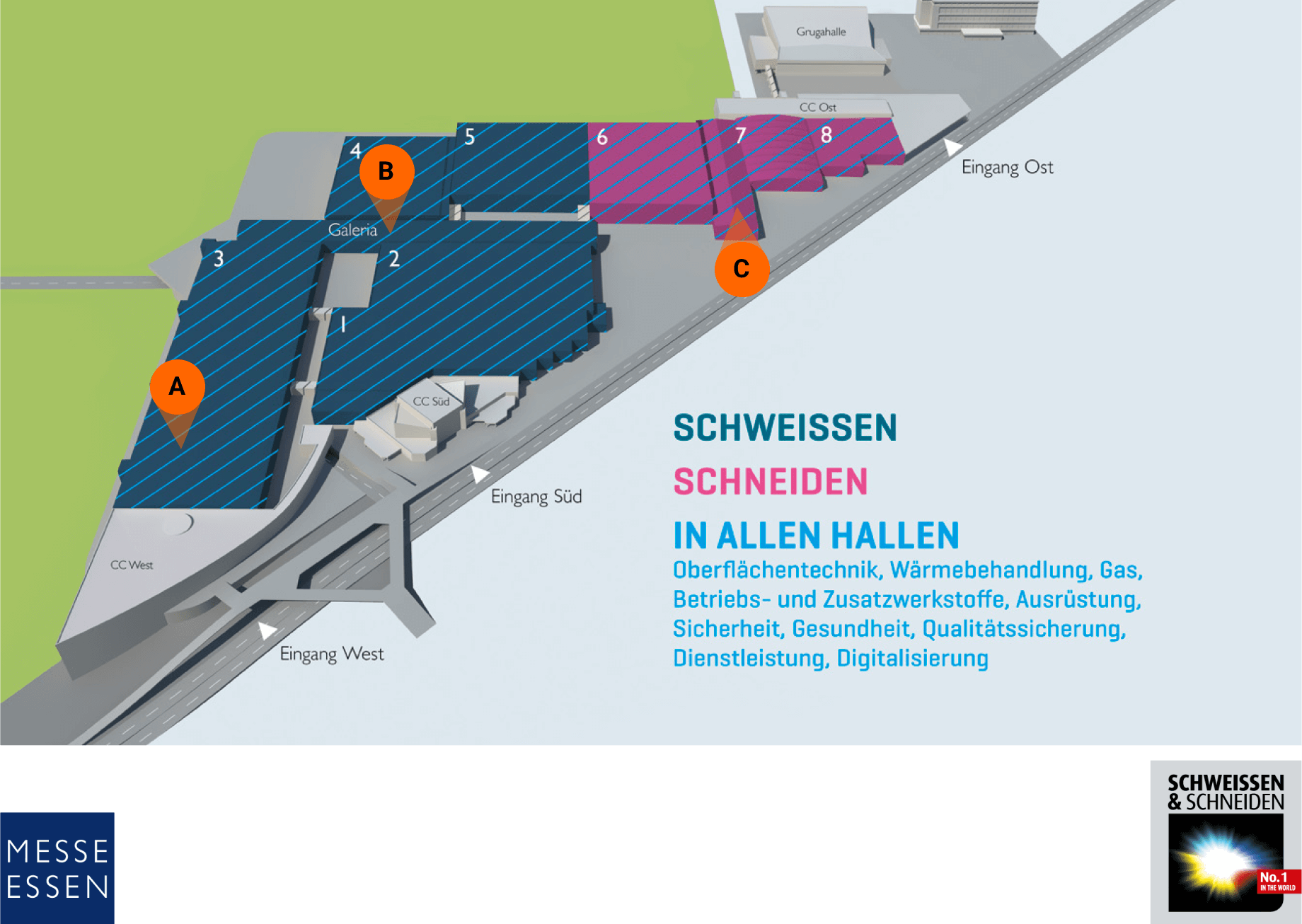 SCHWEISSEN & SCHNEIDEN 2023 Geländeplan